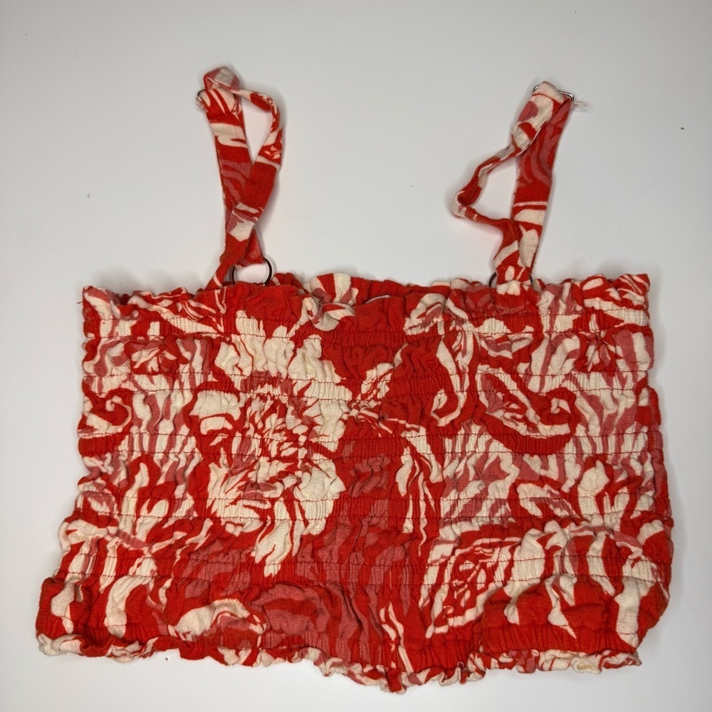 Paper Heart Women's Vibrant Floral Crop Top Size Small GUC